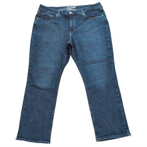 Levi's Classic Straight Leg Jeans Dark Wash Women's 18 Short